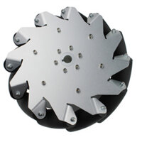 Nexus Robot Mecanum Wheel Links 10 Zoll 254 mm Walzen Rad mit Nylon-Rolle Tragf&auml;higkeit &gt;50KG 14131L