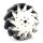 Nexus Robot Mecanum Wheel Rechts 8 Zoll 203 mm Edelstahl Walzen Rad mit Gummi-Rolle Tragf&auml;higkeit &gt;50KG 14151R