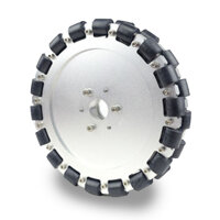 Nexus Robot 8 Inch 203mm Double Omni-directional Aluminium Wheel with Bearing Rollers 14125