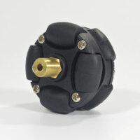 Nexus Robot 4mm Brass Hex Coupling 18037 for 38mm Plastic Omni Wheel (14184)