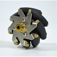 Nexus Robot 3mm Brass Hex Coupling 18076 for 48mm Steel Mecanum Wheel (14209)