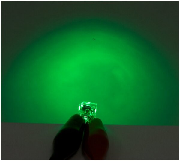 Phidgets 5mm LED Lampen Vier-Chip-Super-Flussmittel gr&uuml;n (Beutel mit 5 St&uuml;ck)