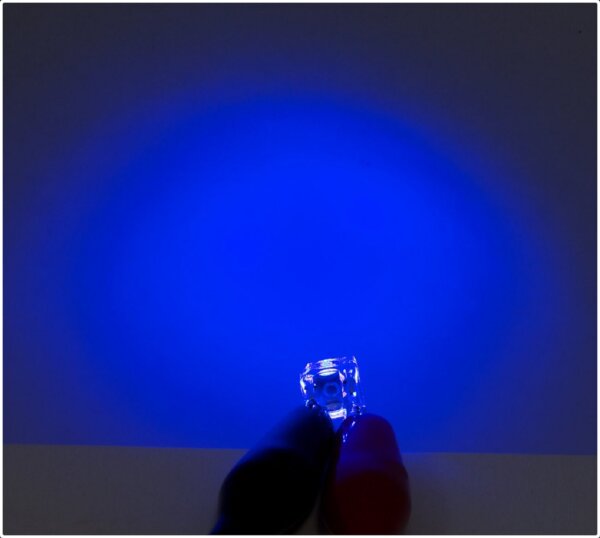 Phidgets 5mm LED Lampen Vier-Chip-Super-Flussmittel blau (Beutel mit 5 St&uuml;ck)