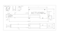 Actuonix P16-P Linearantrieb Linear Servo Aktuator mit Potentiometer-Positionsr&uuml;ckmeldung