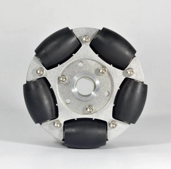 Nexus Robot Allseitenrad 127mm Schwerlast Aluminium Omni Radlager Rollen&amp; Zentrallager Omni Wheel 14146